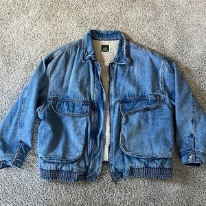 Fur lined Jean jacket